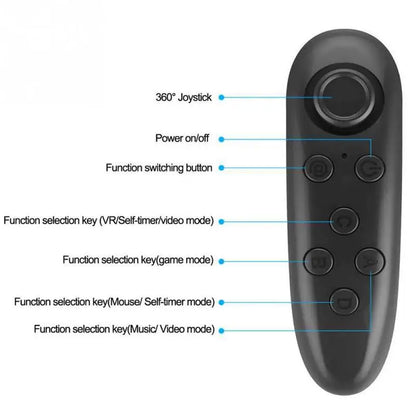 Remote Controller Gamepad Wireless Bluetooth Controller VR Video Game Selfie E-book PPT Mouse for VR Headset PC Phone vr Gamepad