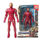 2024 Marvel Spiderman Hulk Ironman Anime Action Figure Toy Christmas Gift Pvc Movable Joints Luminous Doll Collection Model Toy