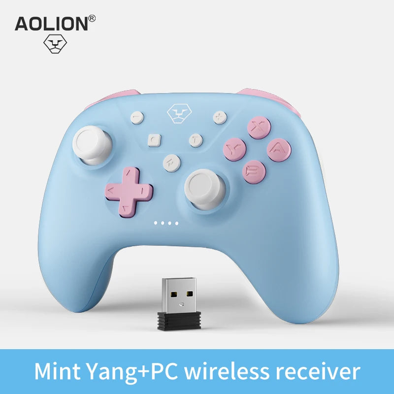 AOLION Bluetooth controller For Switch 2/1/PC/iOS/Android game pro Gamepad support Tubro Function