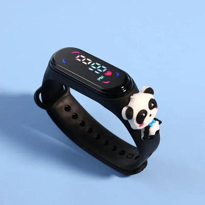 Disney Mickey Children Watches For Girls Electronic Bracelet Sports Touch LED Spiderman Doll Kids Watch Women Waterproof Clock