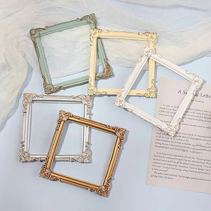 Photo Frame Nordic Style Golden Embossment Pictures Display Frame Wedding Party Picture Frame Jewelry Display Photography Prop