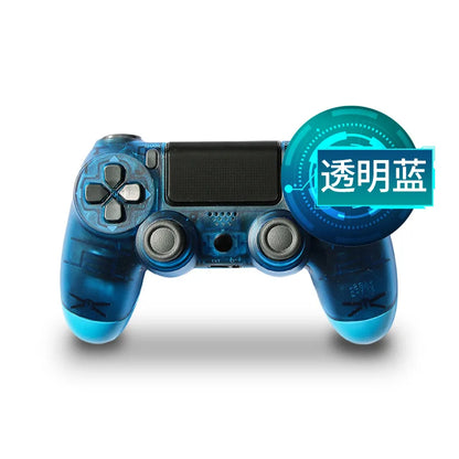 For PS4 Gamepad Dual Hall Joystick for PS4 BT Wireless RGB Glare Light Mobile Phone Computer PC Android Steam