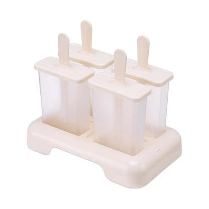 Ice Cream Popsicle Mold DIY Ice Cream Machine Homemade Ice Box with Plastic Stick Ice-lolly Mold Ice Cube Tray Kitchen Gadgets