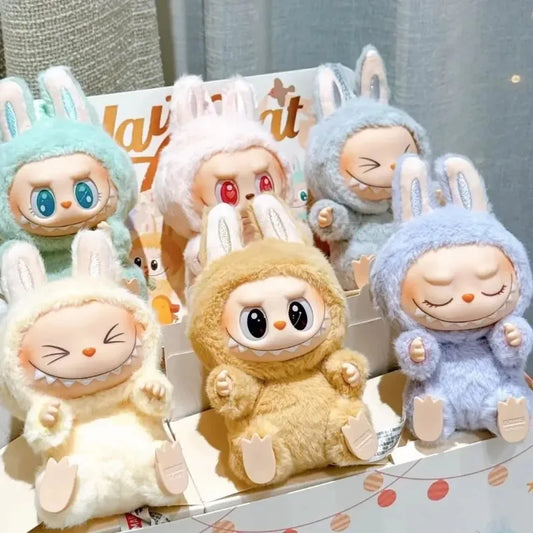 Rabu monster box toys,macaroon II,vinyl dolls blind box models,key chains, gifts table decorations,Christmas gifts for children.