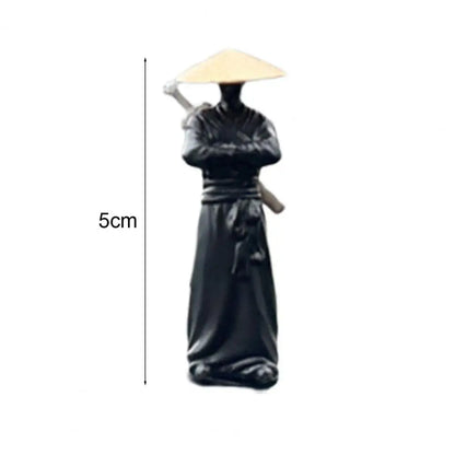 Car Figure Sculpture Dashboard Ornament Youxia Figure Sculpture Waterproof Dollhouse Statue Office Desk Decoration Car Supplies