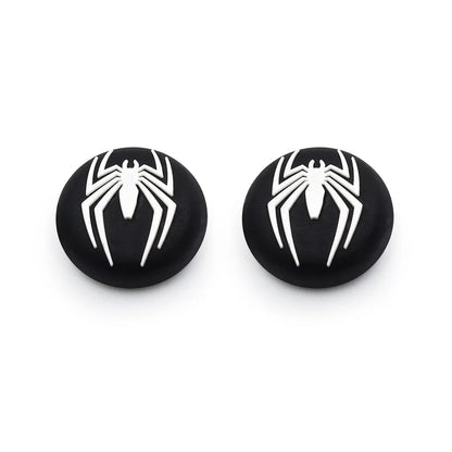 2pcs/set Marvel Games Console Thumb Grip Cap Cover Kawaii Spiderman Playstation PS5 PS4 Xbox Series Joystick Protective Cap
